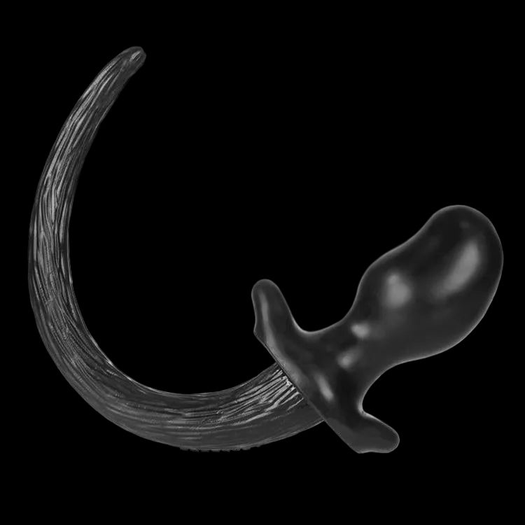 Oxballs Silicone Puppy Tail, Black