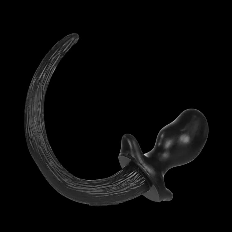 Oxballs Silicone Puppy Tail, Black