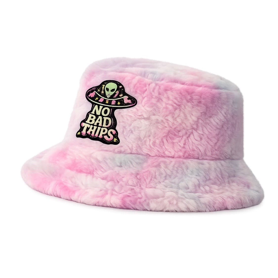 No Bad Trips Furry Bucket Hat