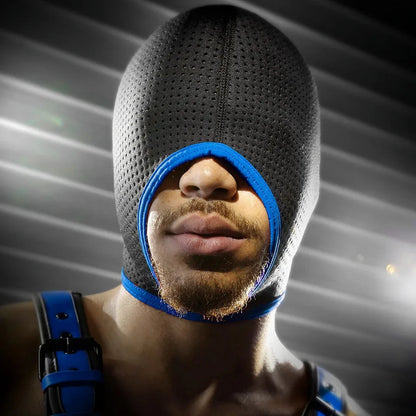 Perforated Breathable Mesh Bondage Hood