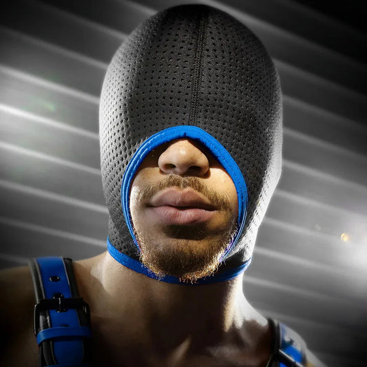 Perforated Breathable Mesh Bondage Hood