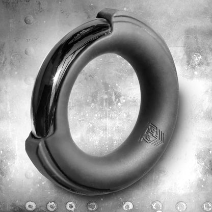 Pinch Zero Silicone-Cased Chrome Cock Ring