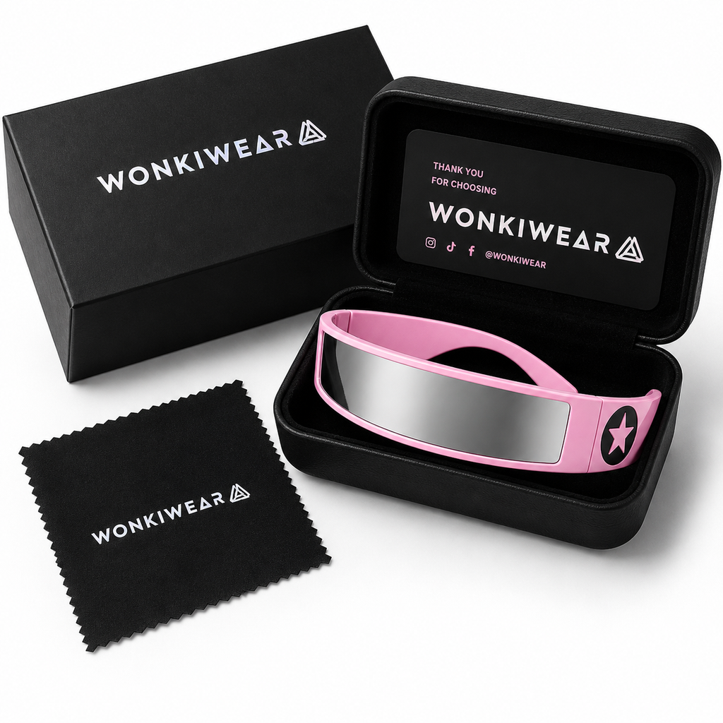 Pink Star Shield Glasses