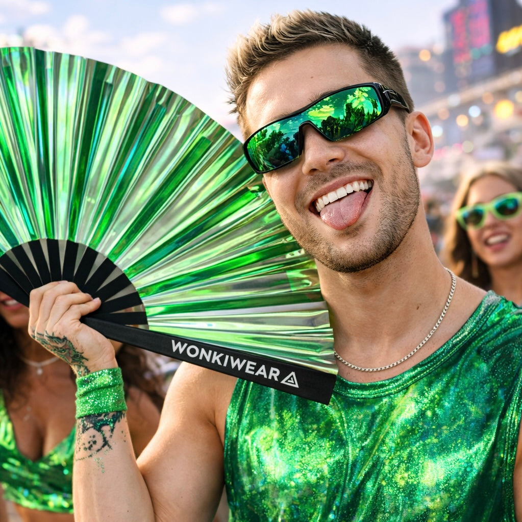 Pixie Dust Iridescent XL Festival Fan