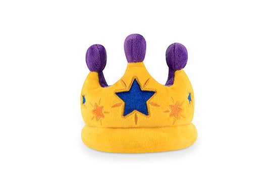Party Time Canine Crown Plush Dog Toy