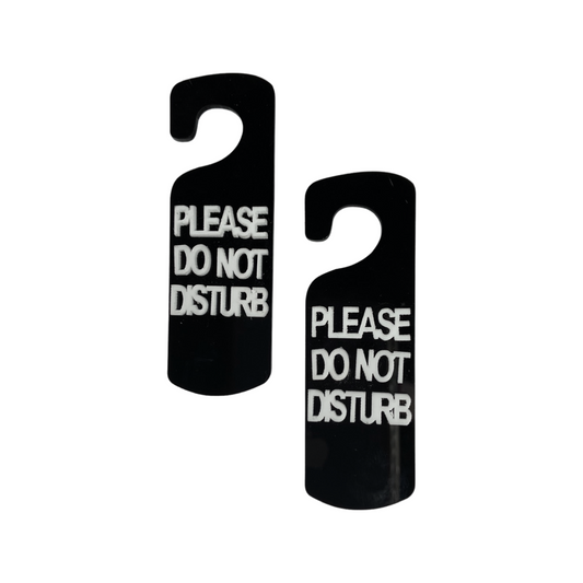 Please Do Not Disturb Stud Earrings