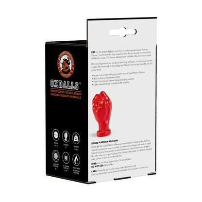 Prowler RED by Oxballs Fist Butt Plug Red Medium