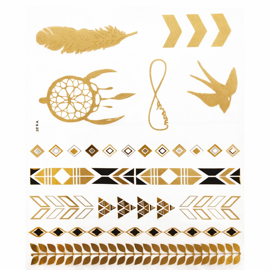 Presence Metallic Tattoos