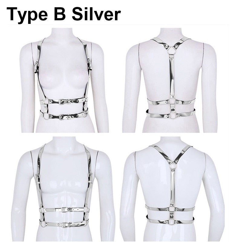 Unisex Punk Rave Festival Harness