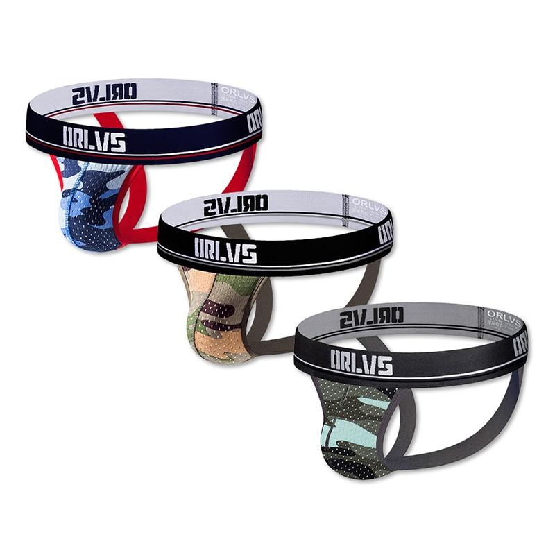 ORLVS Camouflage Mesh Jockstrap (3 Pack)