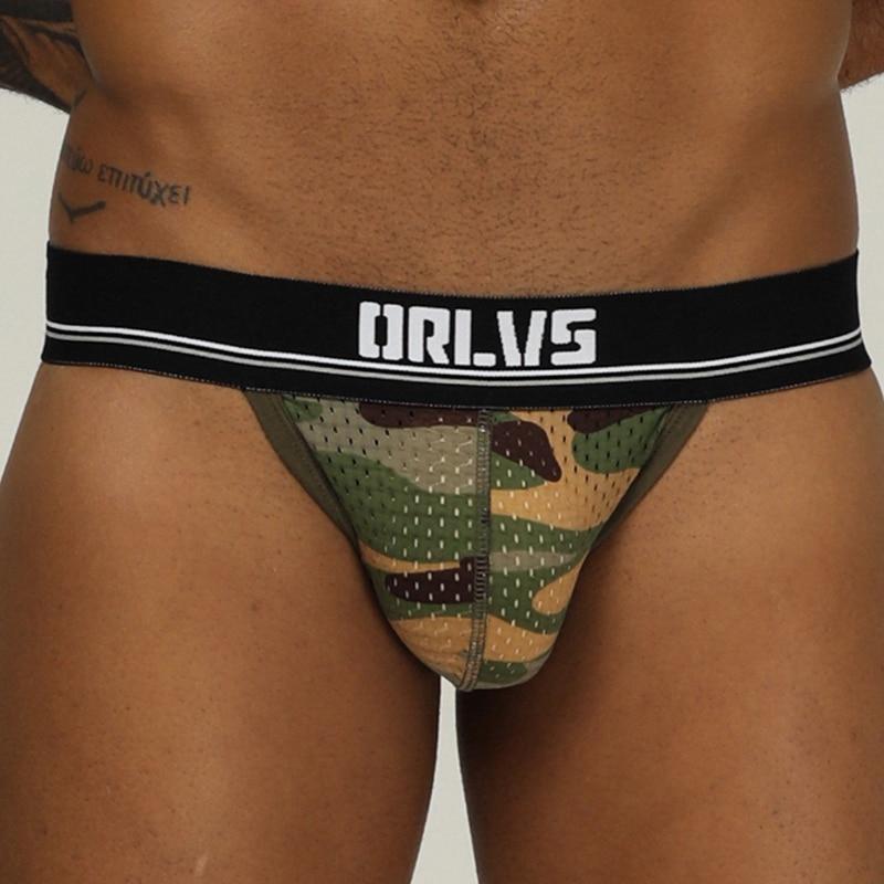 ORLVS Camouflage Mesh Jockstrap (3 Pack)