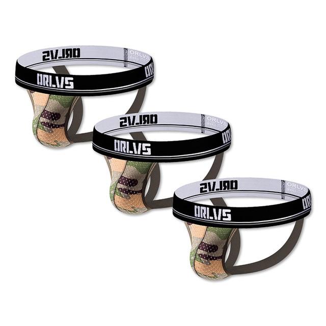 ORLVS Camouflage Mesh Jockstrap (3 Pack)