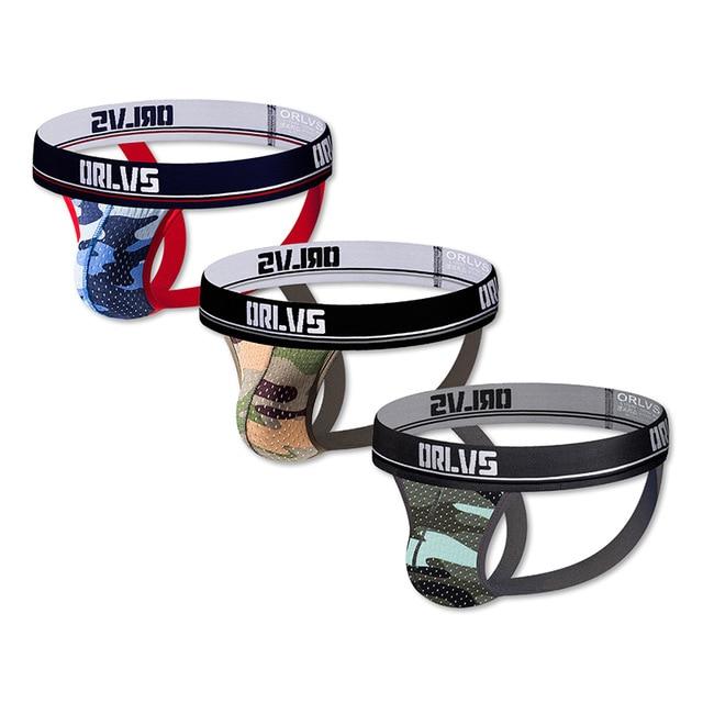 ORLVS Camouflage Mesh Jockstrap (3 Pack)