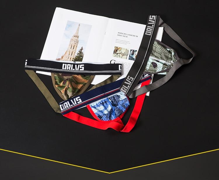 ORLVS Camouflage Mesh Jockstrap (3 Pack)