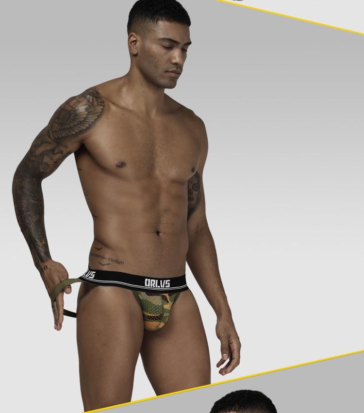 ORLVS Camouflage Mesh Jockstrap (3 Pack)