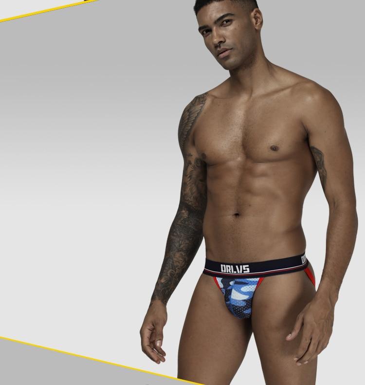 ORLVS Camouflage Mesh Jockstrap (3 Pack)