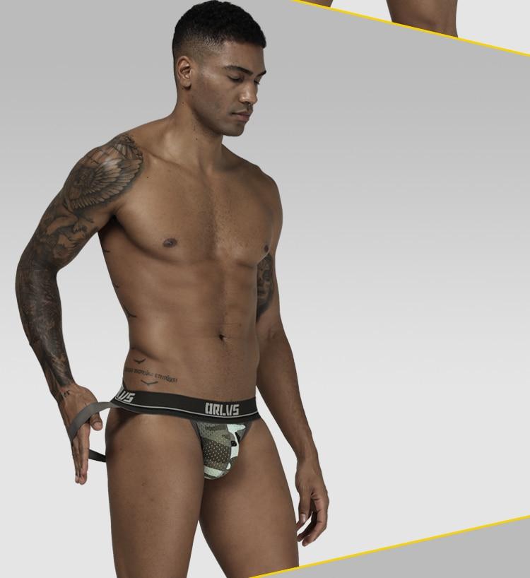 ORLVS Camouflage Mesh Jockstrap (3 Pack)