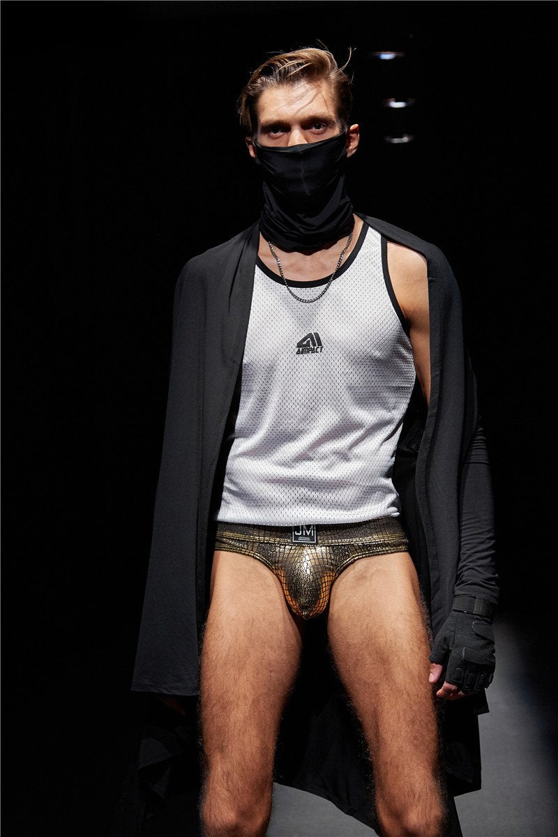 Jockmail Snakeskin Thong