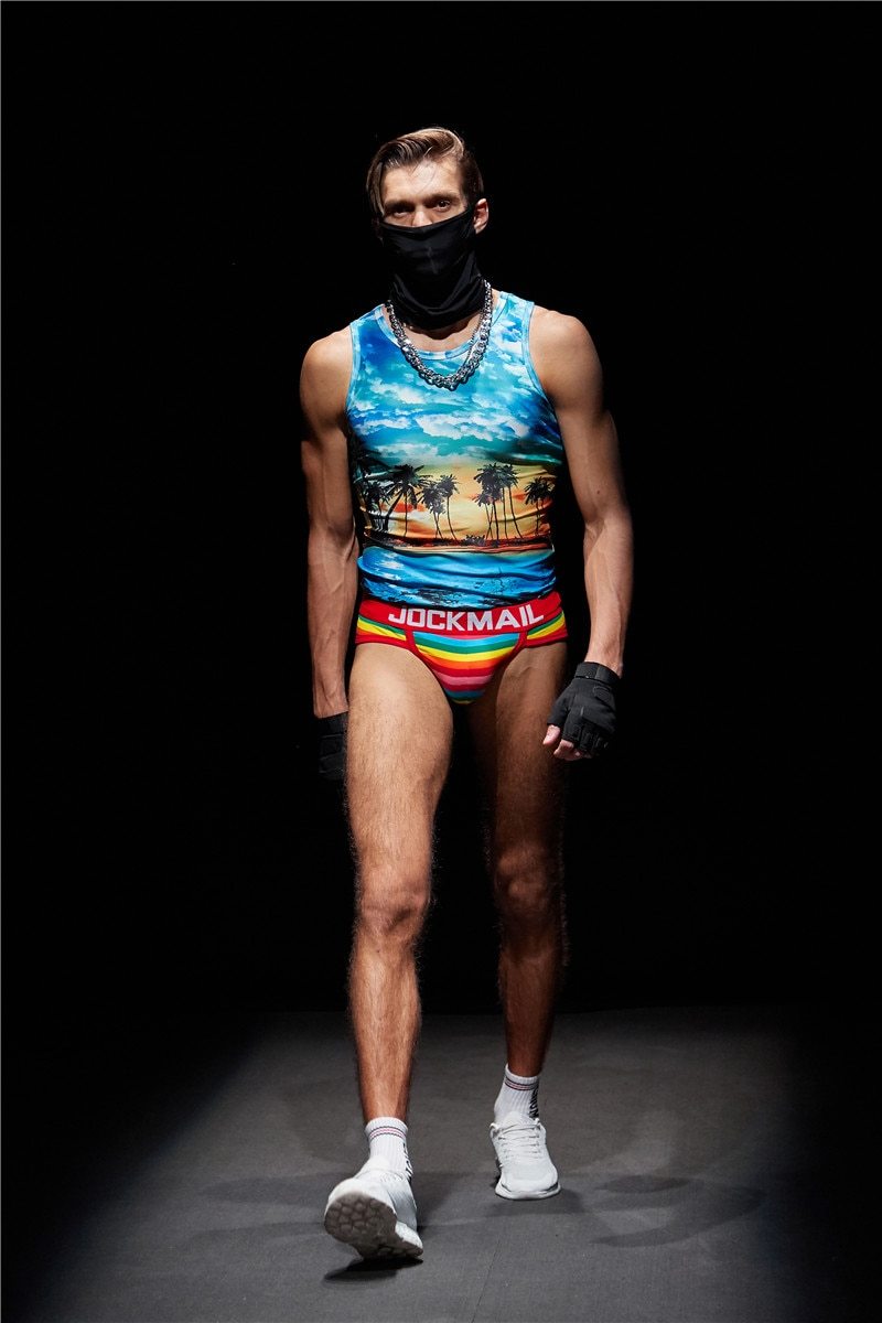 Jockmail Striped Briefs