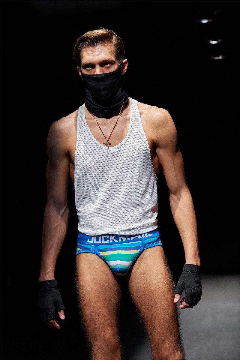 Jockmail Striped Briefs