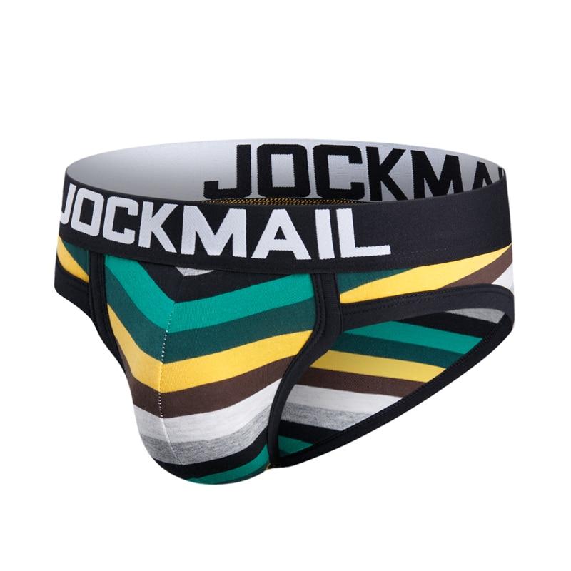 Jockmail Striped Briefs