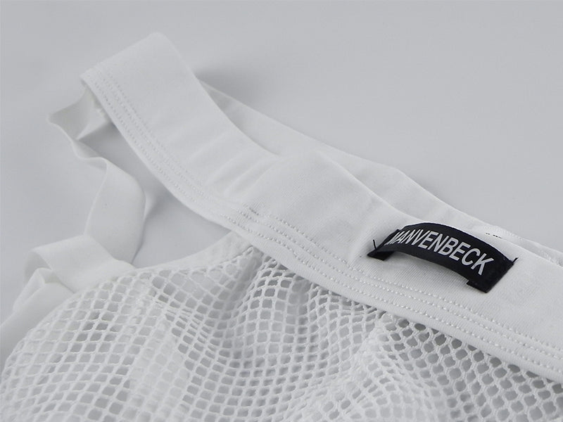 Chest Harness + Mesh Jockstrap Erotic Clubwear