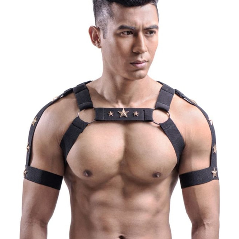 Fluorescent Glow In The Dark Elastic Harness