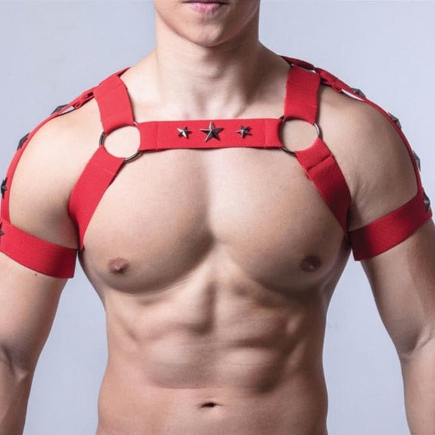 Fluorescent Glow In The Dark Elastic Harness