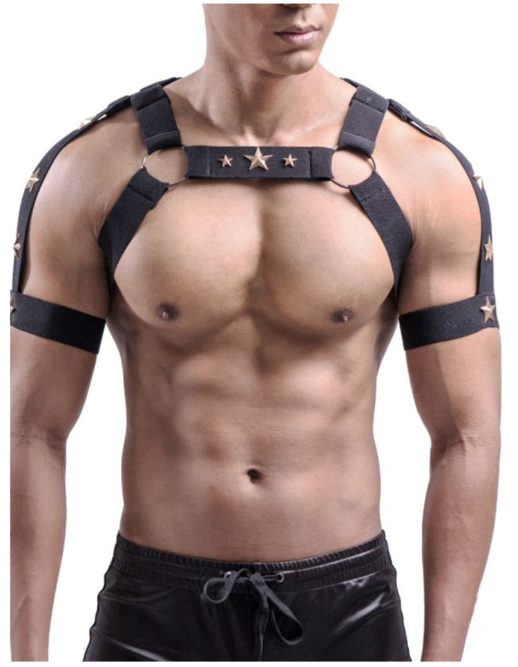 Fluorescent Glow In The Dark Elastic Harness