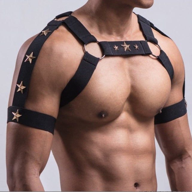 Fluorescent Glow In The Dark Elastic Harness