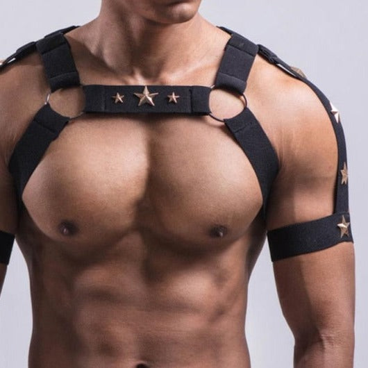 Fluorescent Glow In The Dark Elastic Harness