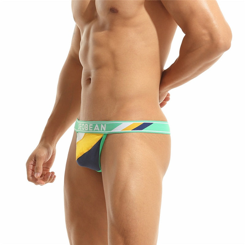 Seobean Color Block Jockstrap
