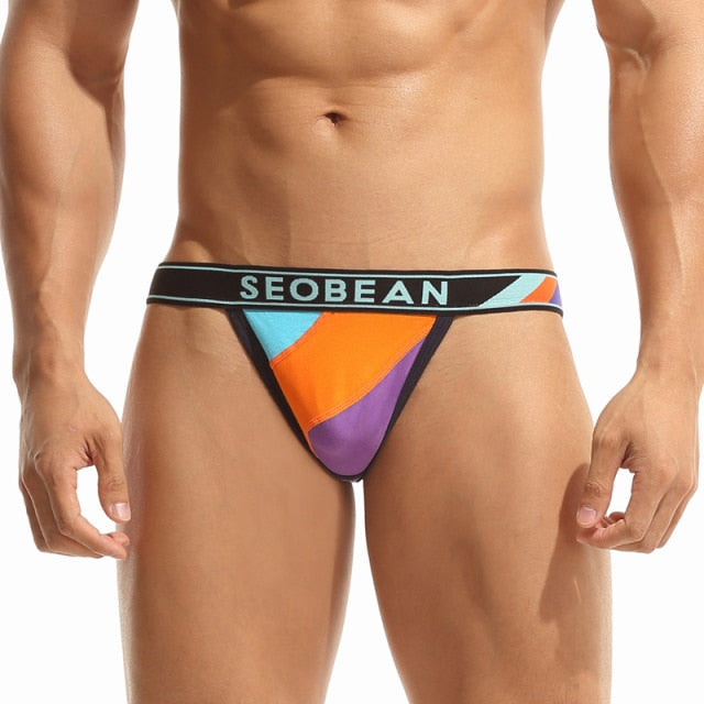 Seobean Color Block Jockstrap