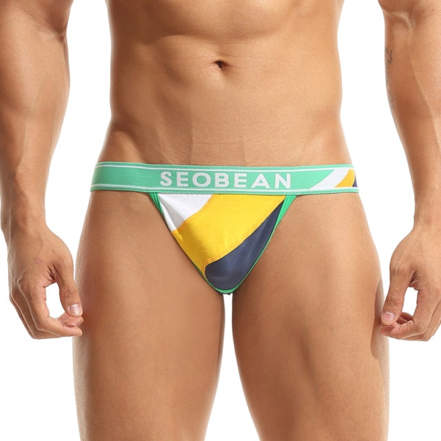 Seobean Color Block Jockstrap