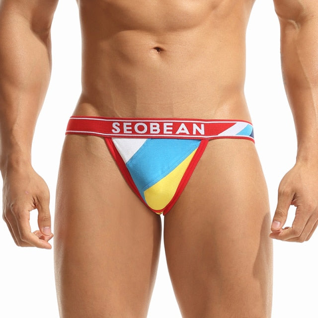 Seobean Color Block Jockstrap