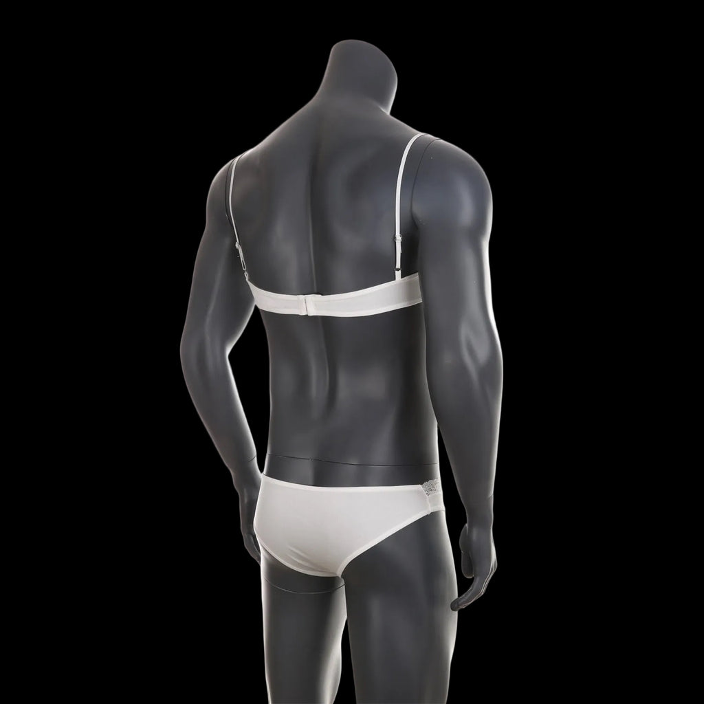 Mens Lace Lingerie Panties & Bra Set