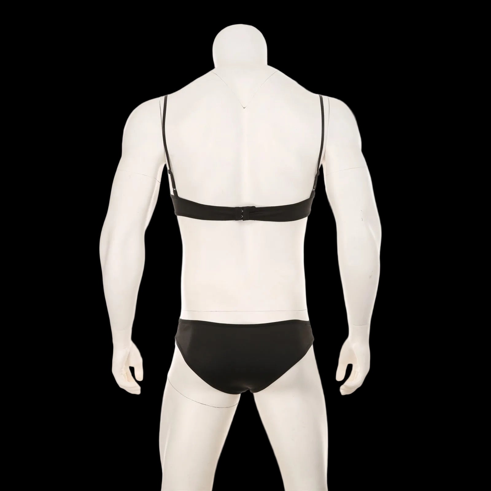 Mens Lace Lingerie Panties & Bra Set