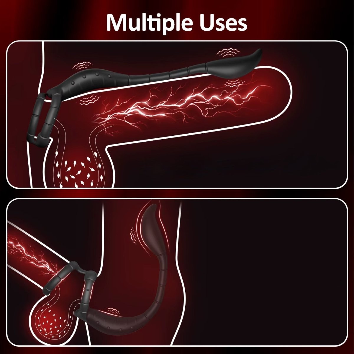 Prostate Massager Cock Ring - The Pup Play Hub