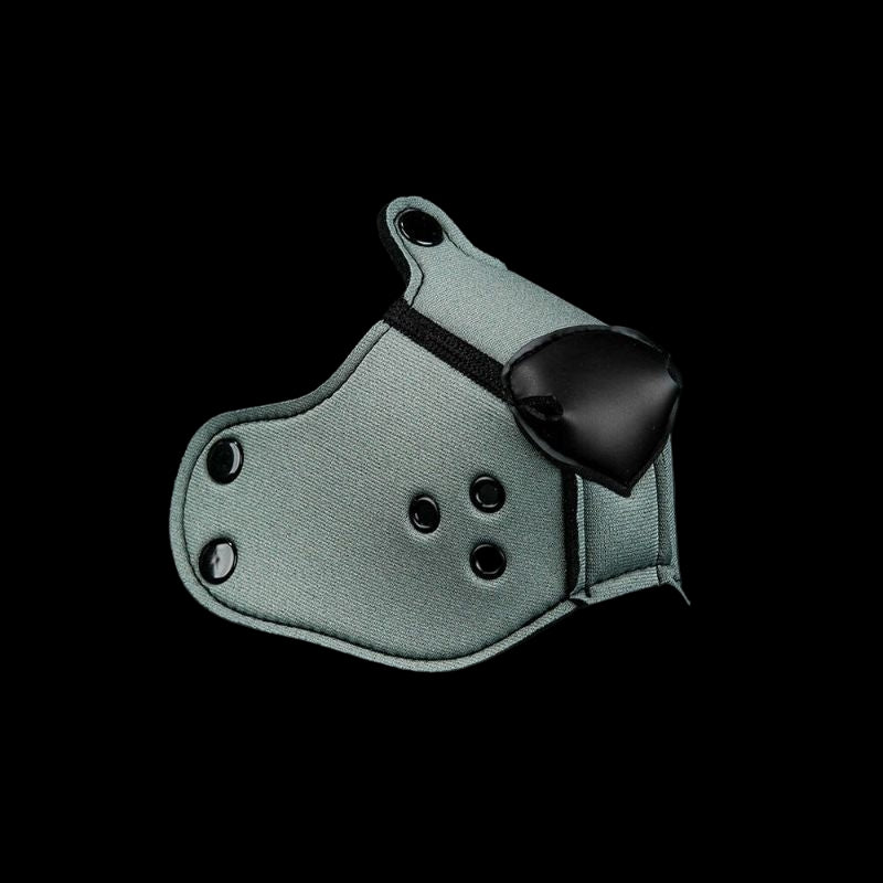 Mr S Leather NEOPRENE Puppy K9 Muzzle | Grey