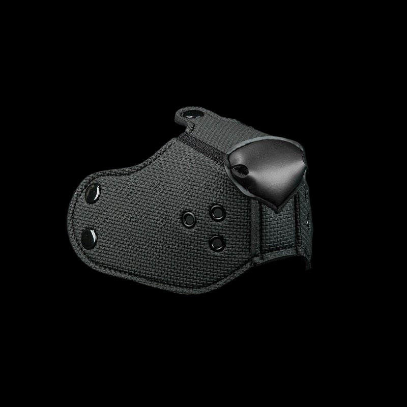 Mr S Leather NEOPRENE Puppy K9 Muzzle | Black