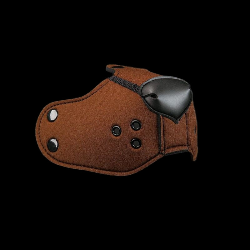 Mr S Leather NEOPRENE Puppy K9 Muzzle | Brown