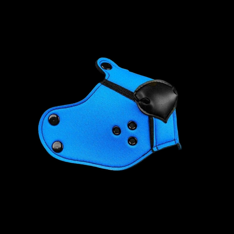 Mr S Leather NEOPRENE Puppy K9 Muzzle | Aqua
