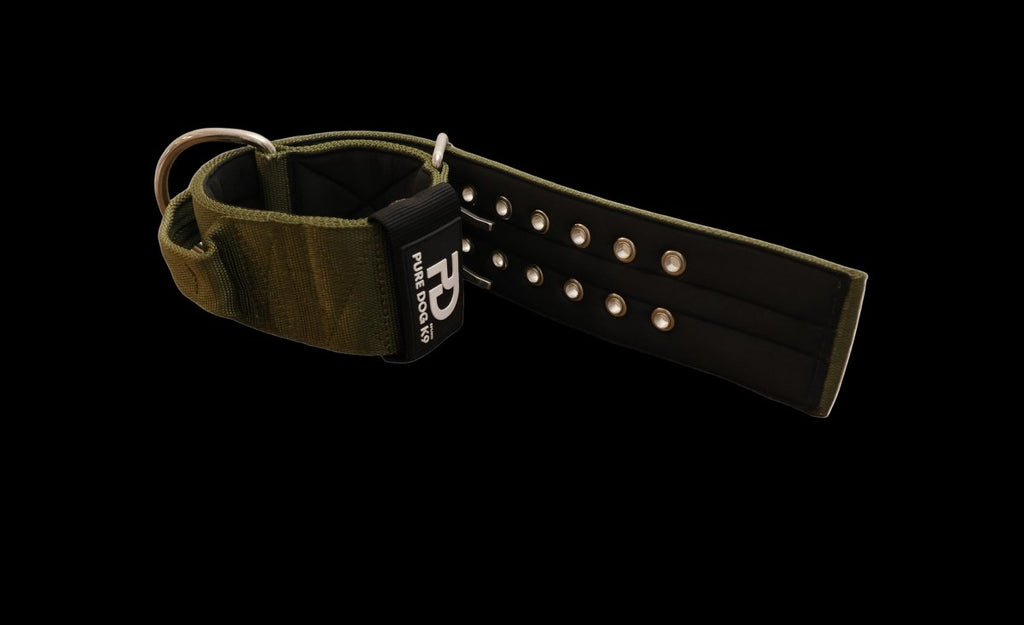Pure Dog K9 Sport Collar Khaki - The Pup Play Hub