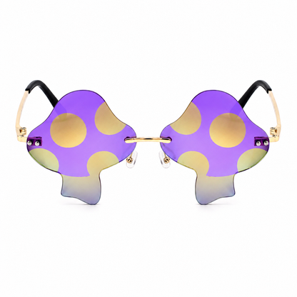 Purple Mushroom Colour Therapy Glasses