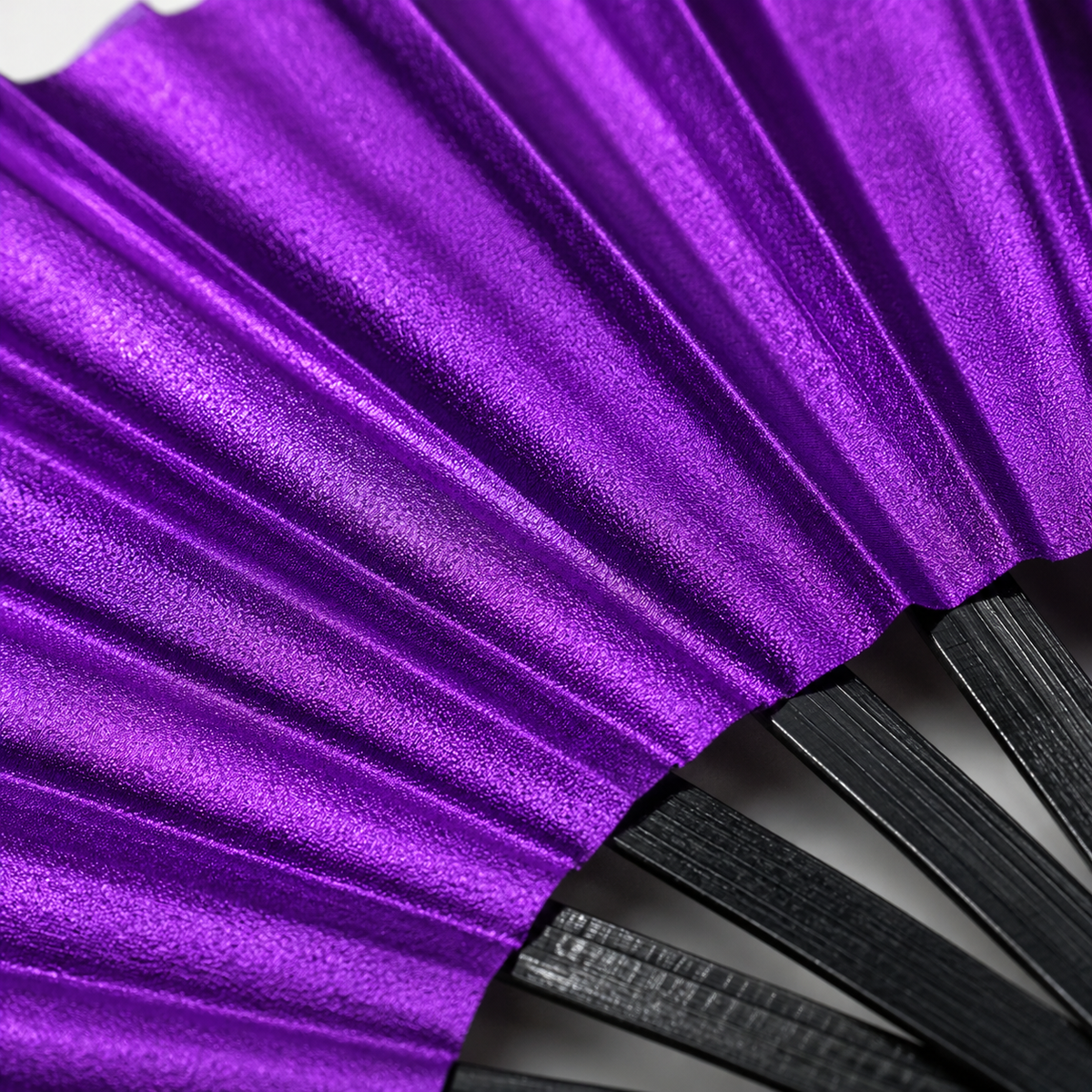 Purple Shimmer Metallic XL Festival Fan