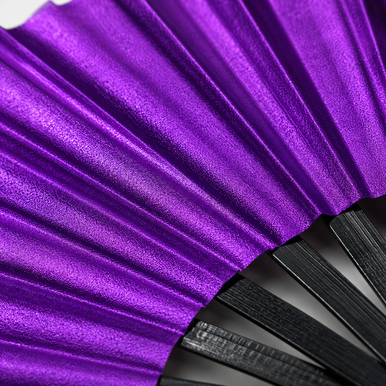 Purple Shimmer Metallic XL Festival Fan