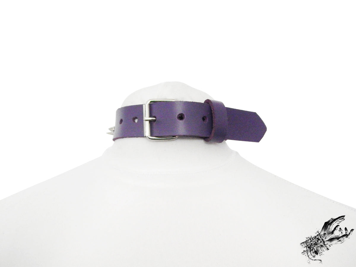 Purple Bound Heart Ring Choker