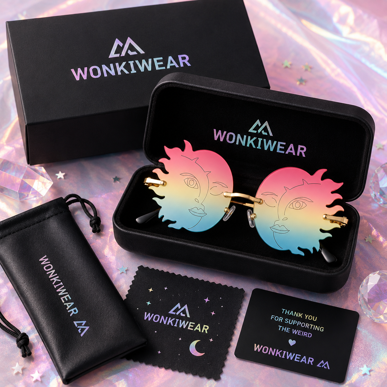 Rainbow Sun & Moon Glasses