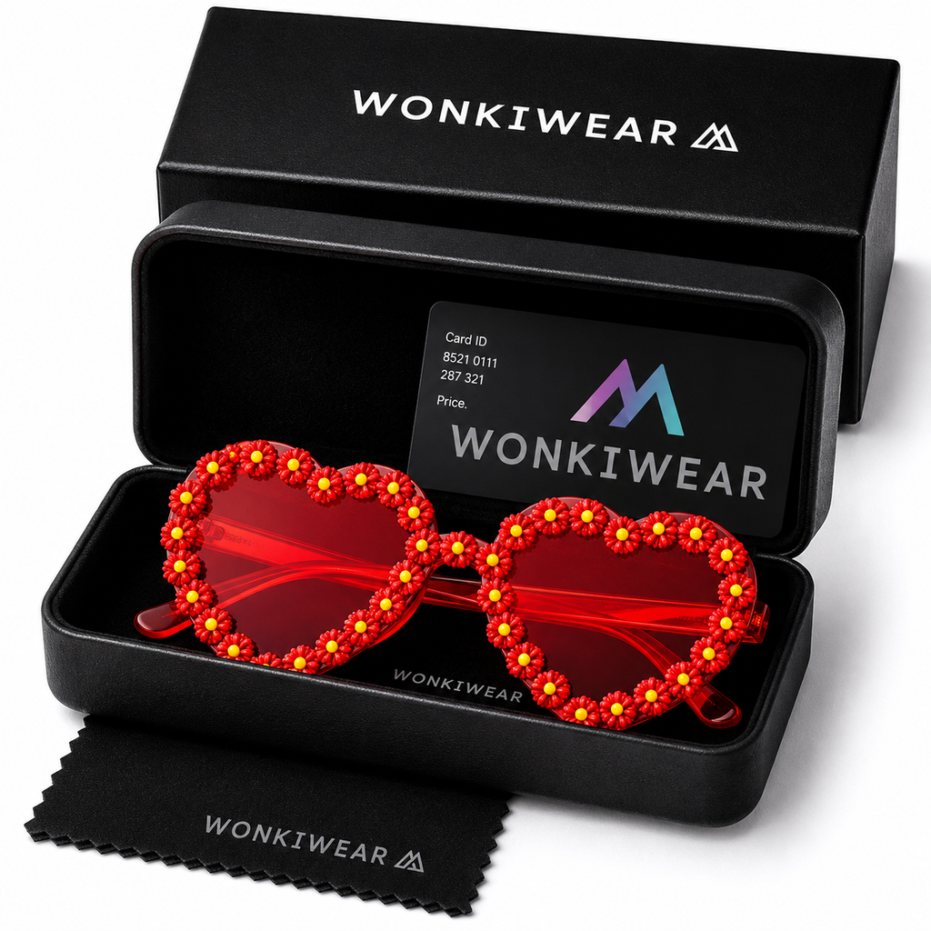 Red Heart Daisy Colour Therapy Glasses