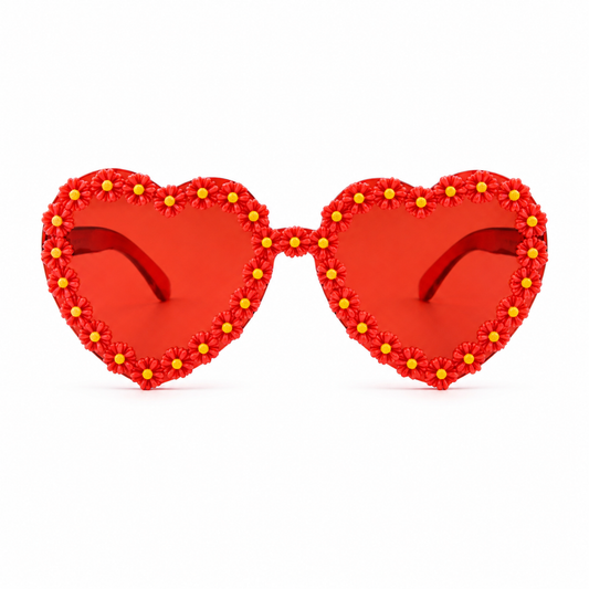 Red Heart Daisy Colour Therapy Glasses